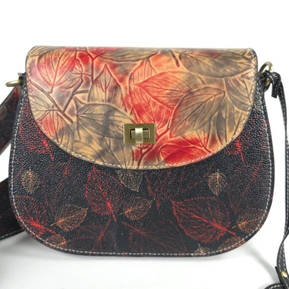 L’ARTISTE SPRING STEP LEATHER+PU Flora HandBag Toggle Closure‎ - Picture 9 of 16